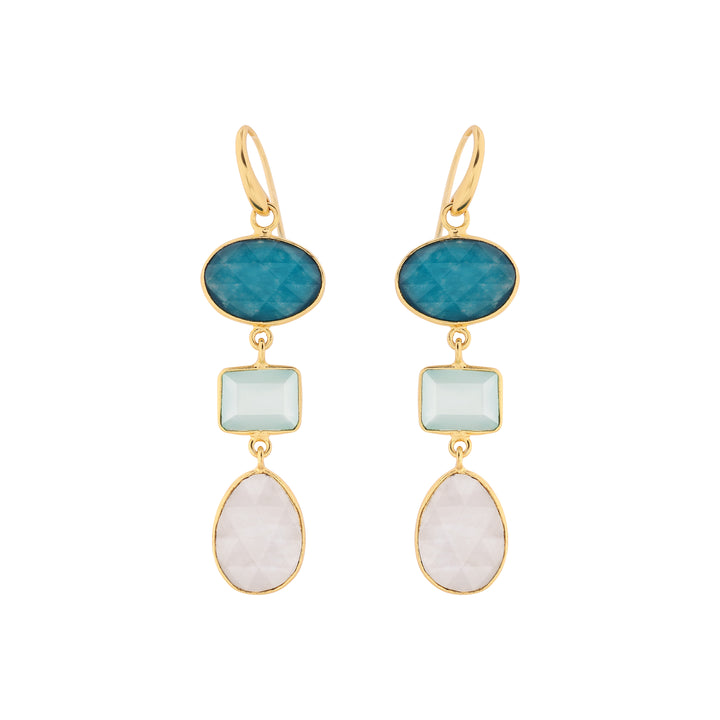 Olympia riipuskorvakorut jalokivillä