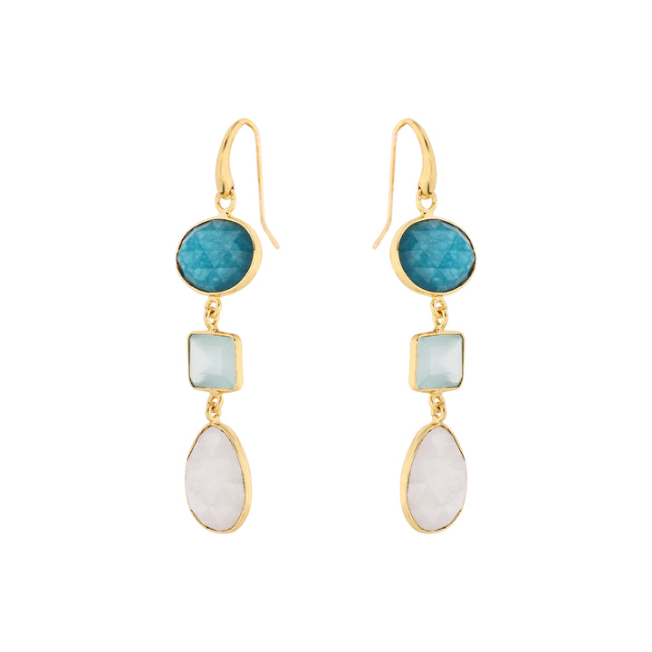 Olympia riipuskorvakorut jalokivillä