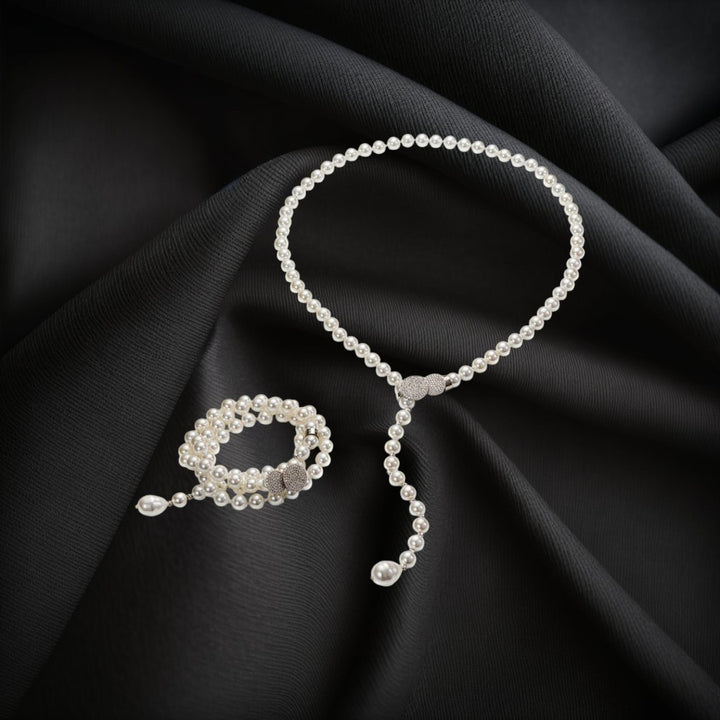 Edwina silver helmikaulakoru